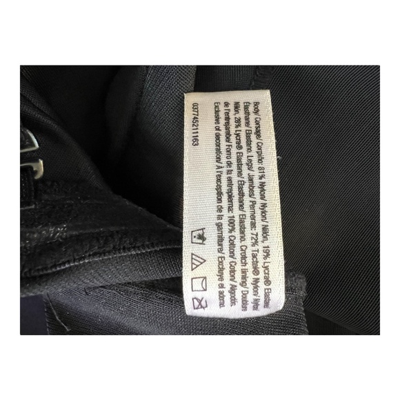 EUC JONES WEAR Black & Cream Floral Mid Length Dress Sz 14 + Flexees Shapewear - Picture 15 of 15